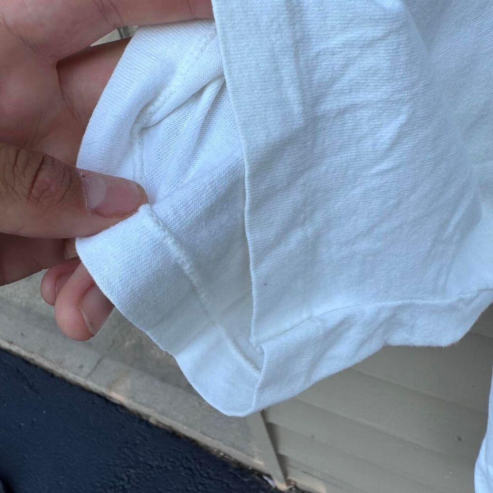 Fruit-of-the-loom Men's White T-shirt - Picture 3 of 5